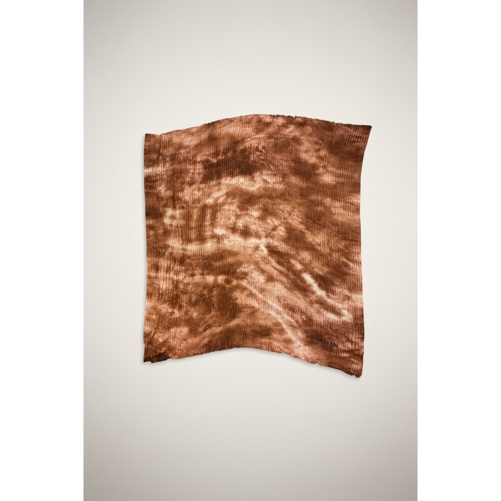 Iris von Arnim IRIS Cashmere Scarf Tie Dye Lightweight Scarf Rosewood/alabaster